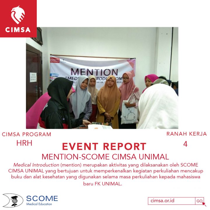 MENTION-SCOME CIMSA UNIMAL MENTION-SCOME CIMSA UNIMAL